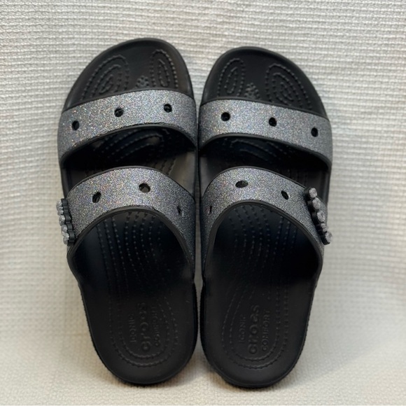 Crocs Stylish Glitter Slide Sandals, Women’s size 6 - Picture 1 of 15